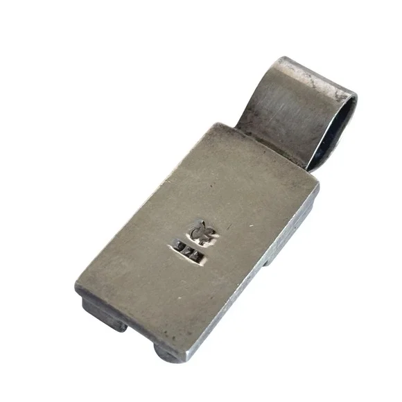 Modernist Sterling Silver Multi Stone Pendant Inlay Wearable Art Signed 925 - Picture 3 of 8